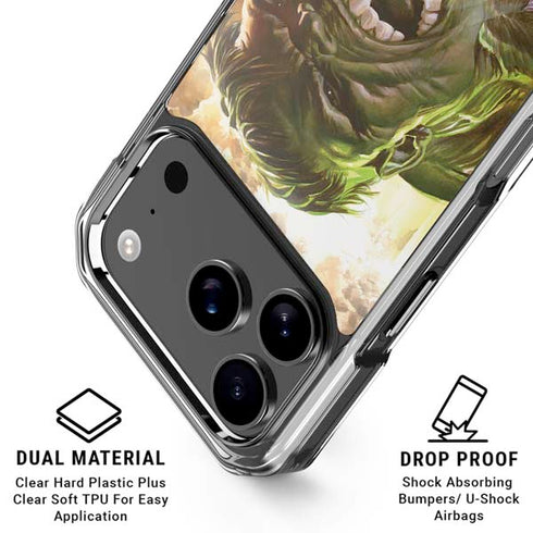 Marvel Hulk Savage Hulk iPhone 18 Pro Clear Case