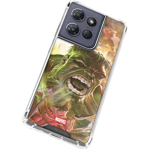 Marvel Hulk Savage Hulk Moto G 5G (2025) Clear Case