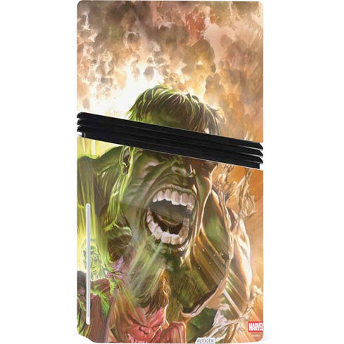 Marvel Hulk Savage Hulk PS5 Pro Disk Console Skin