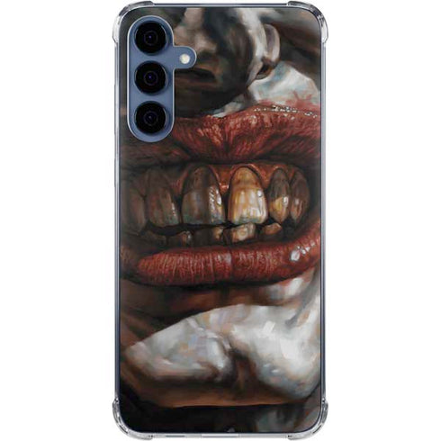 DC Comics Joker Graphic Novel Cover 2008 Art by Lee Bermejo Galaxy A35 5G Clear Case