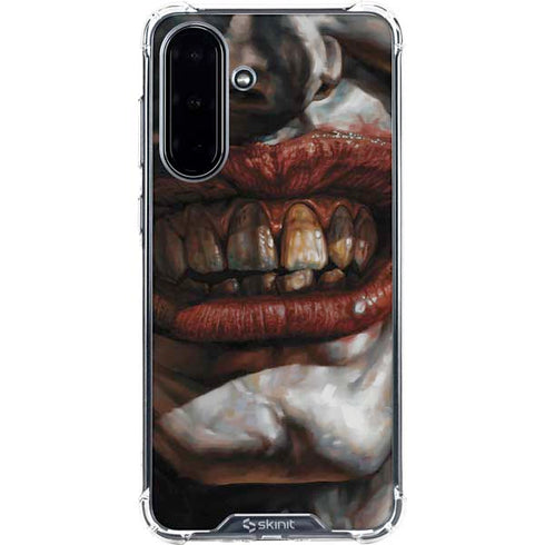 DC Comics Joker Graphic Novel Cover 2008 Art by Lee Bermejo Galaxy A36 5G Clear Case