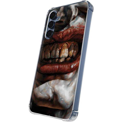 DC Comics Joker Graphic Novel Cover 2008 Art by Lee Bermejo Galaxy A55 5G Clear Case