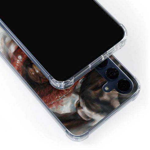 DC Comics Joker Graphic Novel Cover 2008 Art by Lee Bermejo Galaxy A55 5G Clear Case