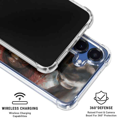 DC Comics Joker Graphic Novel Cover 2008 Art by Lee Bermejo Galaxy S25 Clear Case