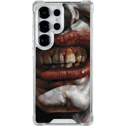 DC Comics Joker Graphic Novel Cover 2008 Art by Lee Bermejo Galaxy S25 Ultra Clear Case