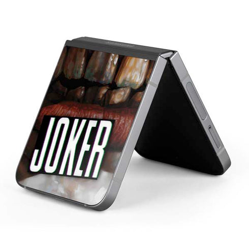 DC Comics Joker Graphic Novel Cover 2008 Art by Lee Bermejo Galaxy Z Flip6 Skin
