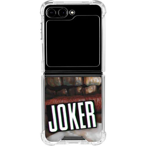 DC Comics Joker Graphic Novel Cover 2008 Art by Lee Bermejo Galaxy Z Flip6 Clear Case