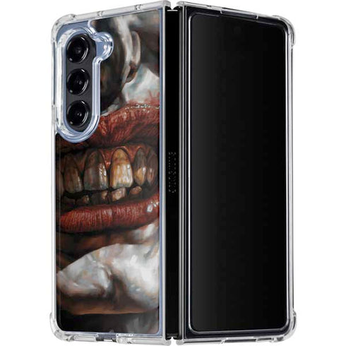 DC Comics Joker Graphic Novel Cover 2008 Art by Lee Bermejo Galaxy Z Fold5 5G Clear Case