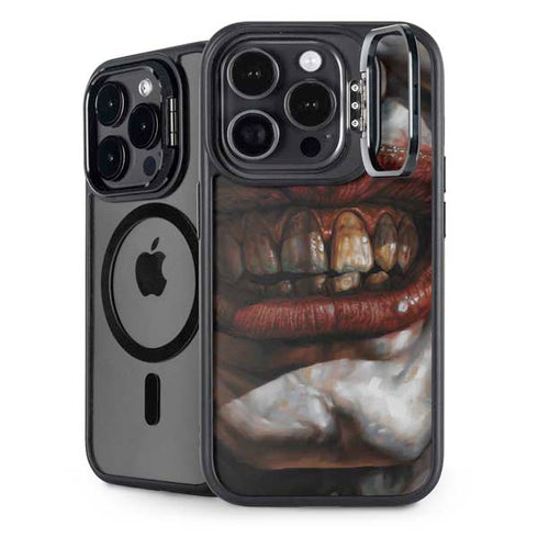 DC Comics Joker Graphic Novel Cover 2008 Art by Lee Bermejo iPhone 14 Pro Kickstand Case