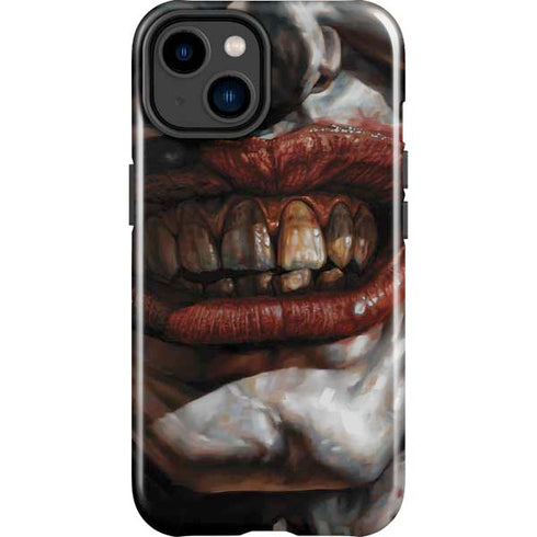 DC Comics Joker Graphic Novel Cover 2008 Art by Lee Bermejo iPhone 15 Impact Case