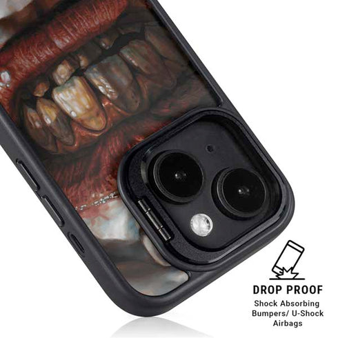 DC Comics Joker Graphic Novel Cover 2008 Art by Lee Bermejo iPhone 15 Kickstand Case