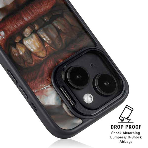 DC Comics Joker Graphic Novel Cover 2008 Art by Lee Bermejo iPhone 15 Plus Kickstand Case