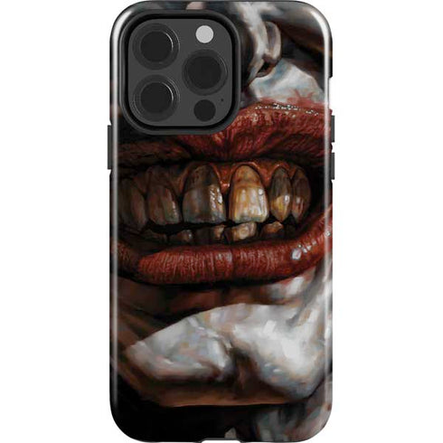 DC Comics Joker Graphic Novel Cover 2008 Art by Lee Bermejo iPhone 15 Pro Impact Case