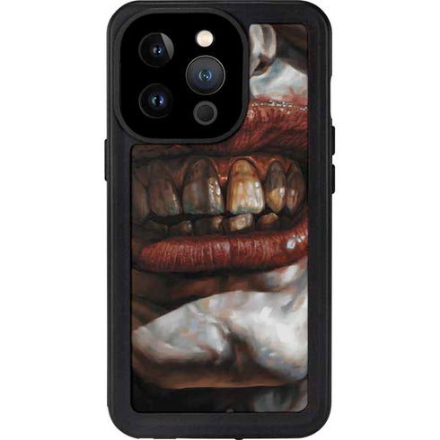 DC Comics Joker Graphic Novel Cover 2008 Art by Lee Bermejo iPhone 15 Pro Waterproof Case