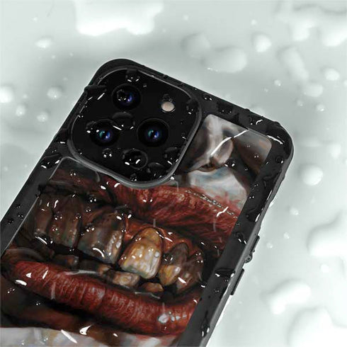 DC Comics Joker Graphic Novel Cover 2008 Art by Lee Bermejo iPhone 15 Pro Waterproof Case