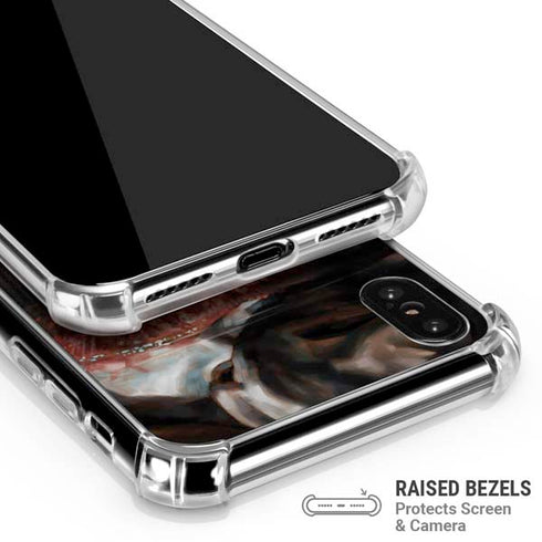 DC Comics Joker Graphic Novel Cover 2008 Art by Lee Bermejo iPhone X/XS Clear Case