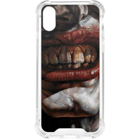 DC Comics Joker Graphic Novel Cover 2008 Art by Lee Bermejo iPhone XS Clear Case