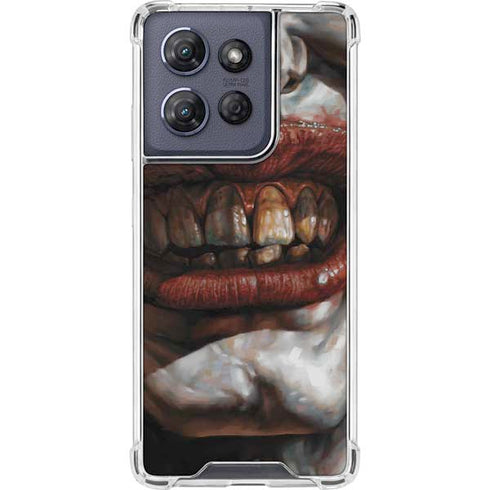 DC Comics Joker Graphic Novel Cover 2008 Art by Lee Bermejo Moto G 5G (2025) Clear Case