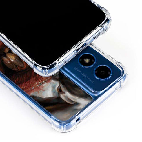 DC Comics Joker Graphic Novel Cover 2008 Art by Lee Bermejo Moto G 5G (2024) Clear Case