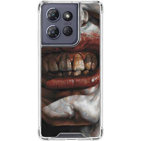 DC Comics Joker Graphic Novel Cover 2008 Art by Lee Bermejo Moto G Play 5G (2025) Clear Case