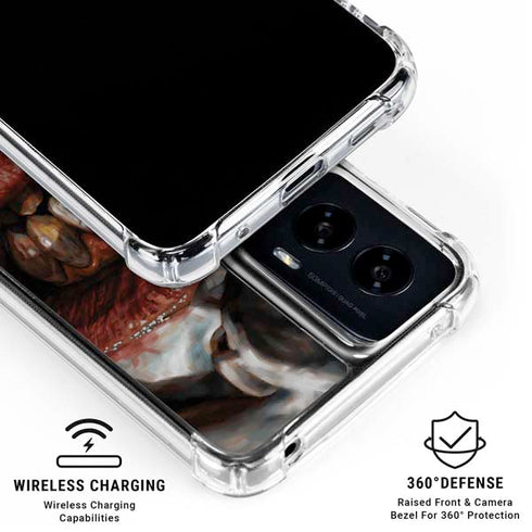 DC Comics Joker Graphic Novel Cover 2008 Art by Lee Bermejo Moto G Power 5G (2024) Clear Case