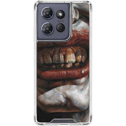 DC Comics Joker Graphic Novel Cover 2008 Art by Lee Bermejo Moto G Stylus 5G (2025) Clear Case