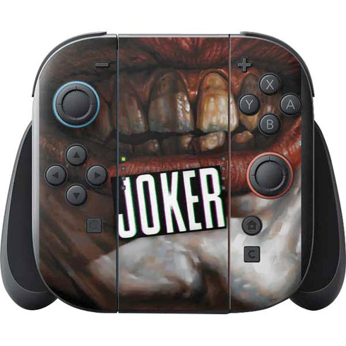 DC Comics Joker Graphic Novel Cover 2008 Art by Lee Bermejo Nintendo Switch 2 (2025) with Joy-Con Skin