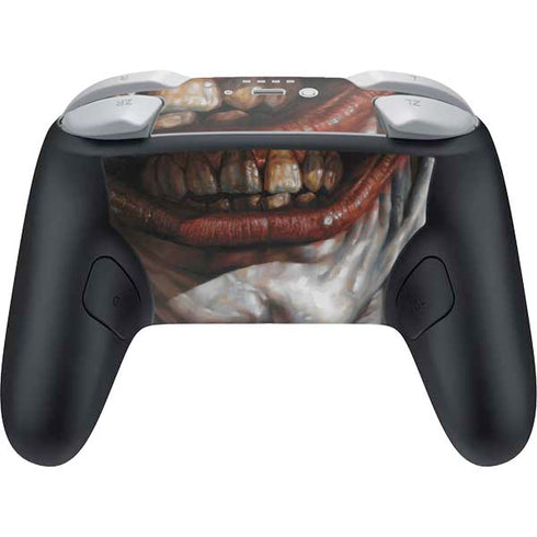 DC Comics Joker Graphic Novel Cover 2008 Art by Lee Bermejo Nintendo Switch 2 (2025) Pro Controller Skin