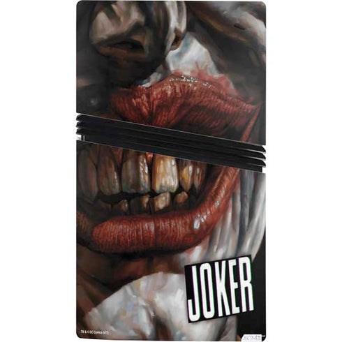 DC Comics Joker Graphic Novel Cover 2008 Art by Lee Bermejo PS5 Pro Console Skin