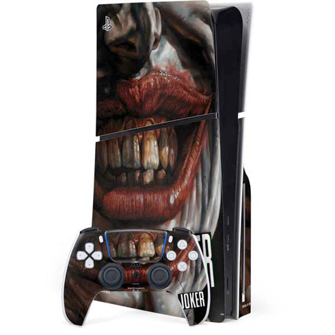 DC Comics Joker Graphic Novel Cover 2008 Art by Lee Bermejo PlayStation PS5 Skins