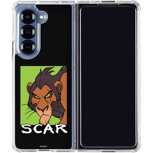 Disney Villains Scar Galaxy Z Fold6 Clear Case