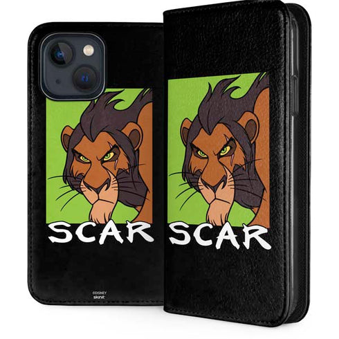 Disney Villains Scar iPhone 15 Plus Folio Case