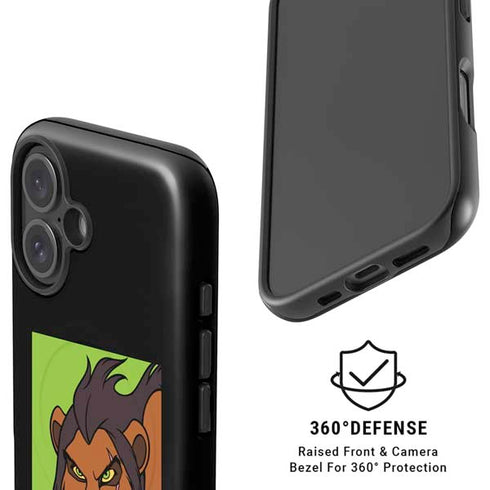 Disney Villains Scar iPhone 16 Plus Magsafe Impact Case