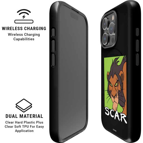 Disney Villains Scar iPhone 16 Pro Magsafe Impact Case