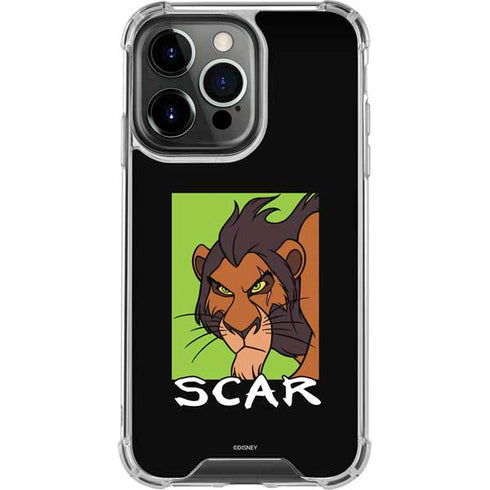 Disney Villains Scar iPhone 16 Pro Max Clear Case