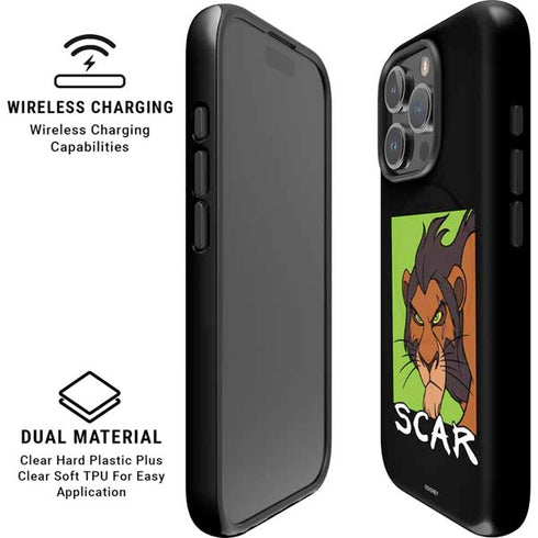 Disney Villains Scar iPhone 16 Pro Max Magsafe Impact Case