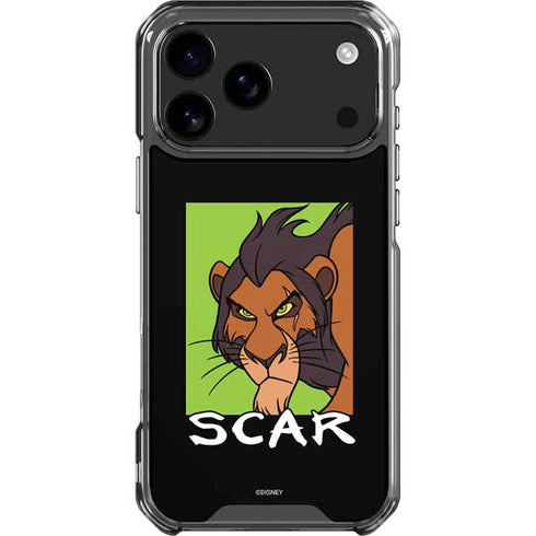Disney Villains Scar iPhone 18 Pro Max Clear Case