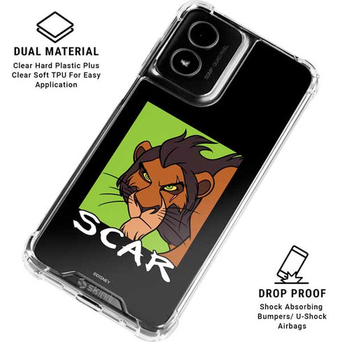 Disney Villains Scar Moto G Power 5G (2024) Clear Case