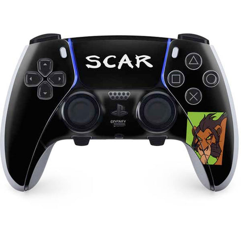 Disney Villains Scar PS5 DualSense Edge Pro Controller Skin