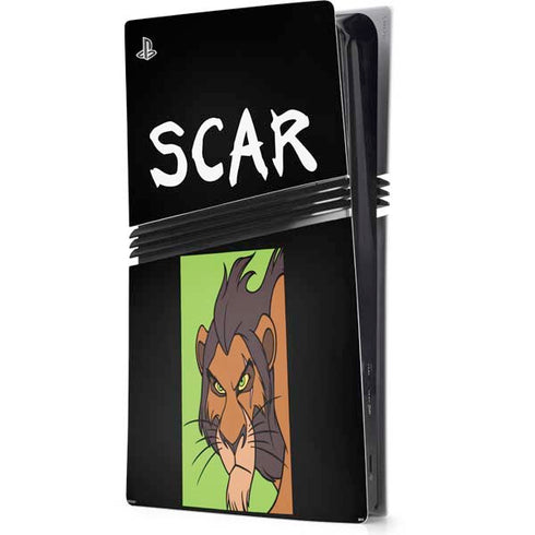 Disney Villains Scar PS5 Pro Console Skin
