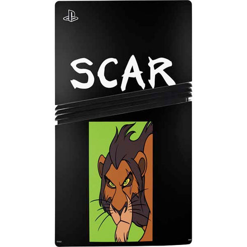 Disney Villains Scar PS5 Pro Disk Bundle Skin