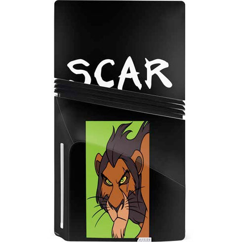Disney Villains Scar PS5 Pro Disk Console Skin