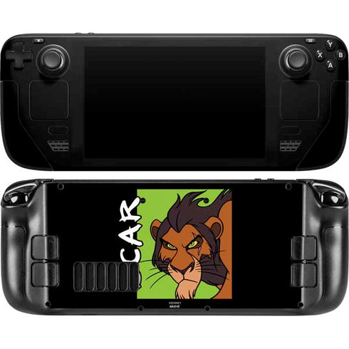 Disney Villains Scar Steam Deck Handheld Gaming Computer OLED Skin