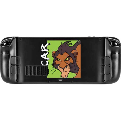 Disney Villains Scar Steam Deck Handheld Gaming Computer Skin