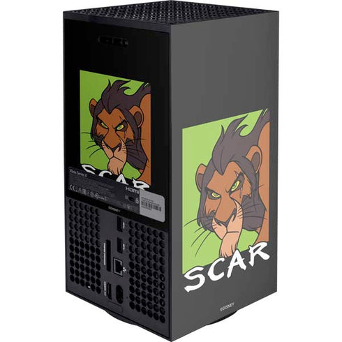 Disney Villains Scar XBox Series X Digital Edition Console Skin