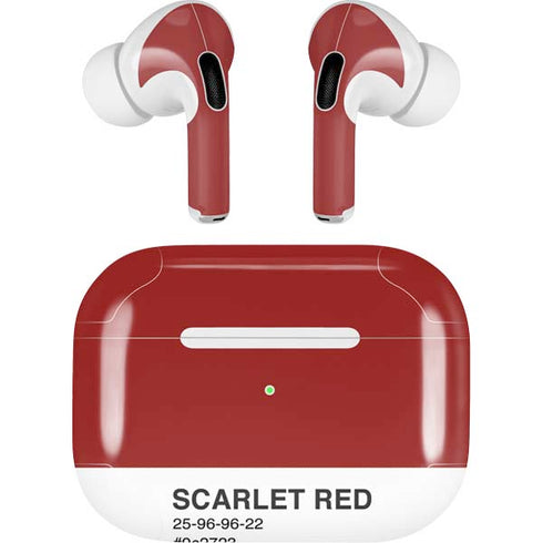 Scarlet Red AirPods Skins