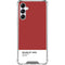 Scarlet Red Gabb Phone 4 Clear Case