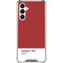 Scarlet Red Galaxy A16 5G Clear Case