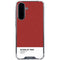Scarlet Red Galaxy A36 5G Clear Case