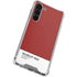 Scarlet Red Galaxy S24 FE Clear Case